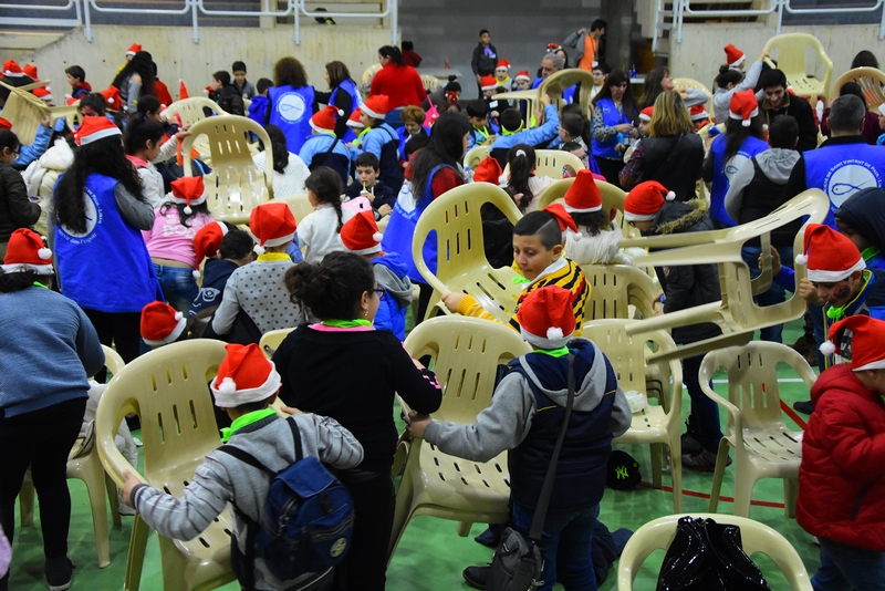 Saint Vincent de paul celebrating Christmas at Jesus & Mary school